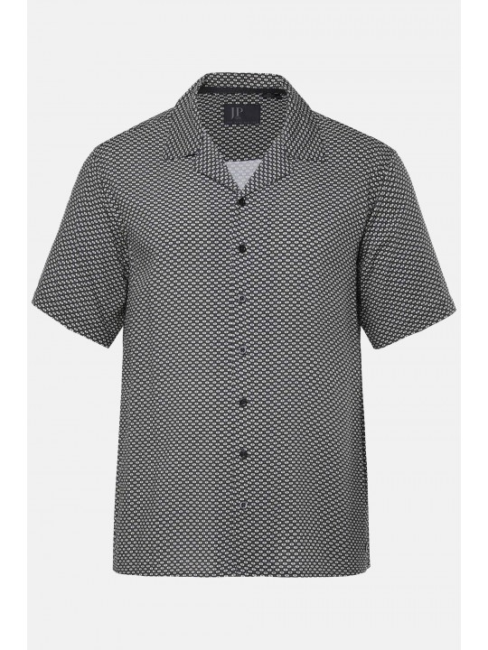 Πουκάμισο σε boxy fit με γιακά cuban, JP1880