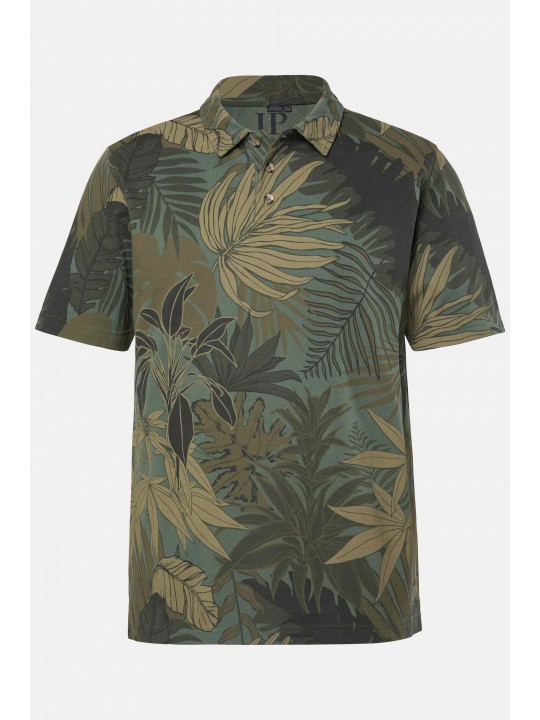 Μπλούζα πόλο με έγχρωμο φλοράλ μοτίβο, JP1880