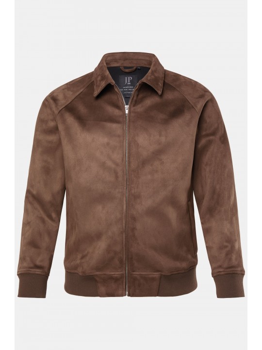 Μπουφάν βελούδινο με δερμάτινη όψη, JP1880