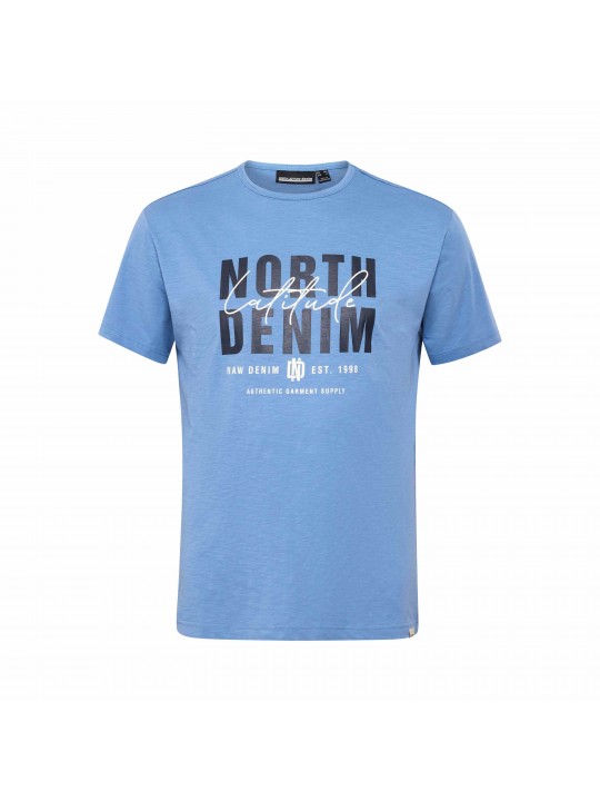 T-shirt με μεγάλο τύπωμα στο μπροστινό μέρος, North Latitude Denim