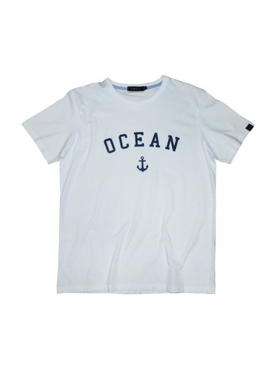 T-SHIRT Κ/Μ ΤΥΠΩΜΑ OCEAN AND ANCHOR