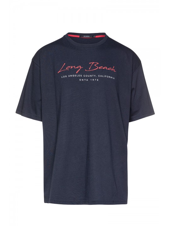 T-Shirt με τύπωμα Long Beach BIGMAN