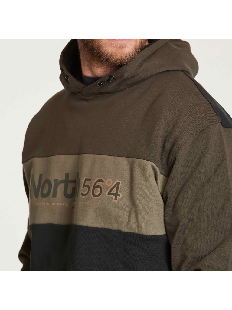 Μπλούζα φούτερ με κουκούλα και τύπωμα μπροστά North 56°4