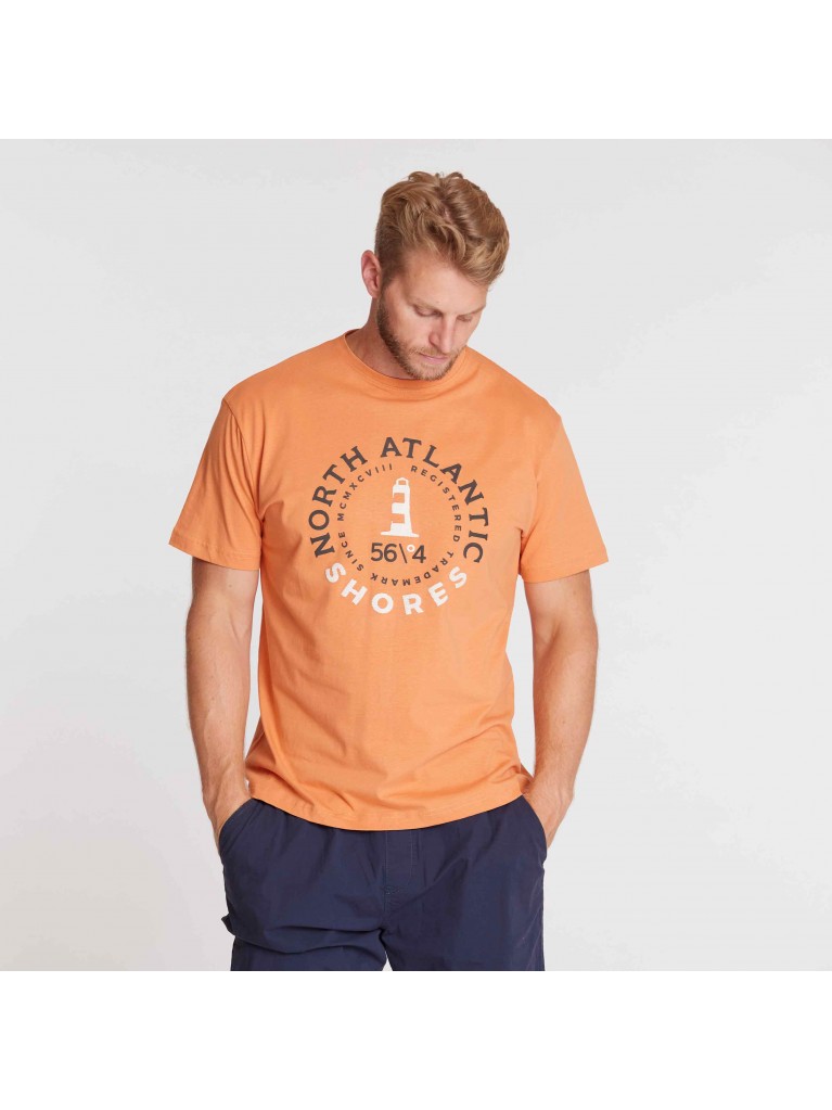 Μπλούζα κ/μ t-shirt με μεγάλο τύπωμα μπροστά  North 56°4