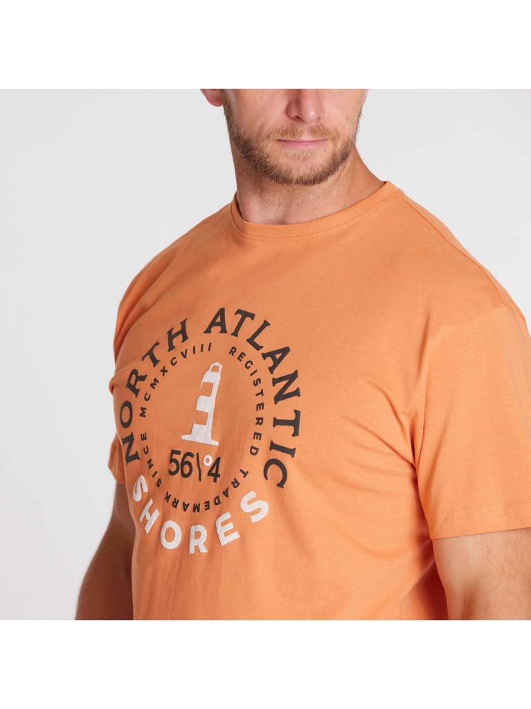 Μπλούζα κ/μ t-shirt με μεγάλο τύπωμα μπροστά  North 56°4