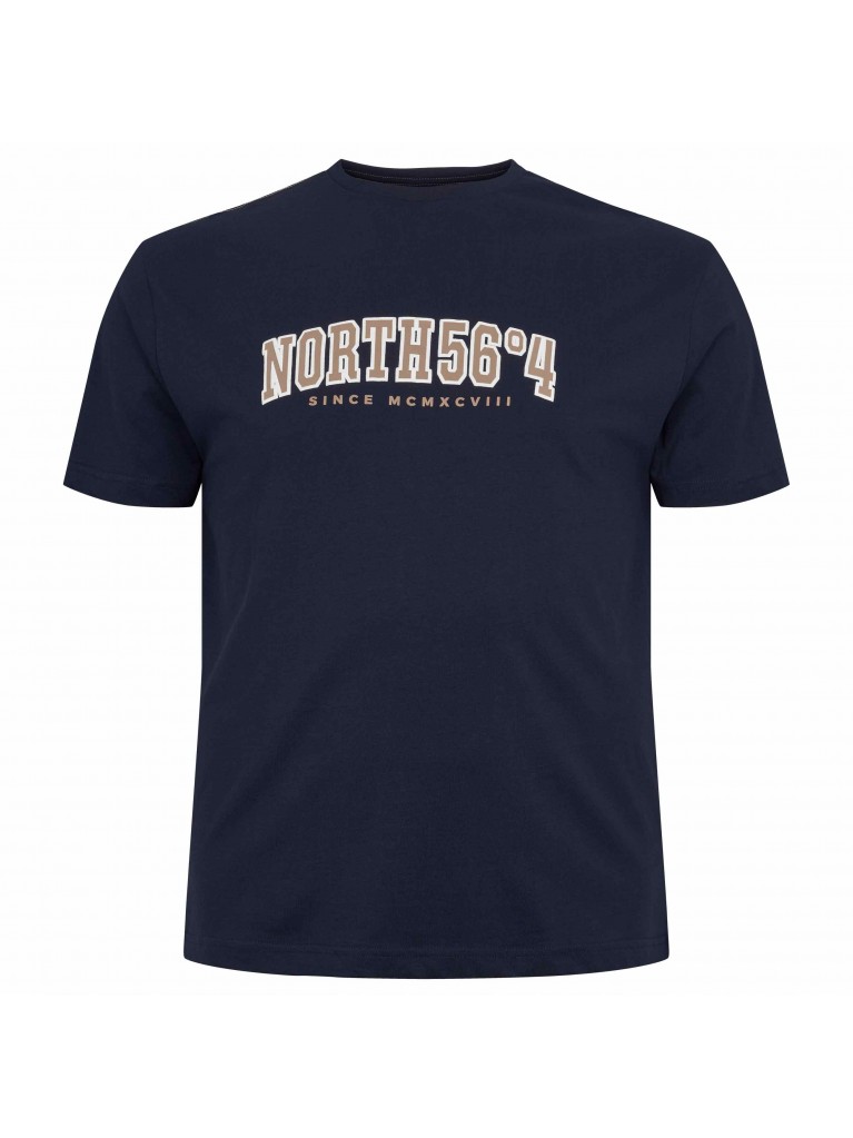 Μπλούζα κ/μ t-shirt με τύπωμα μπροστά  North 56°4