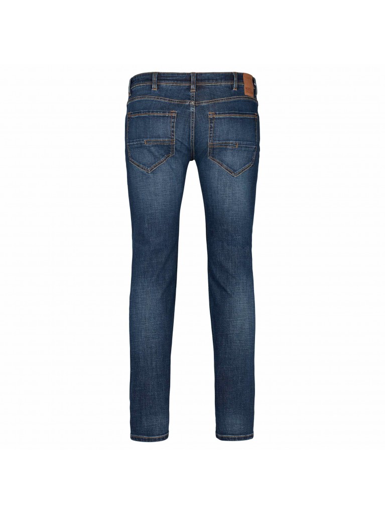 Παντελόνι jeans ελαστικό RINGO με εφέ πλυσίματος, σε STRAIGHT γραμμή North 56Denim