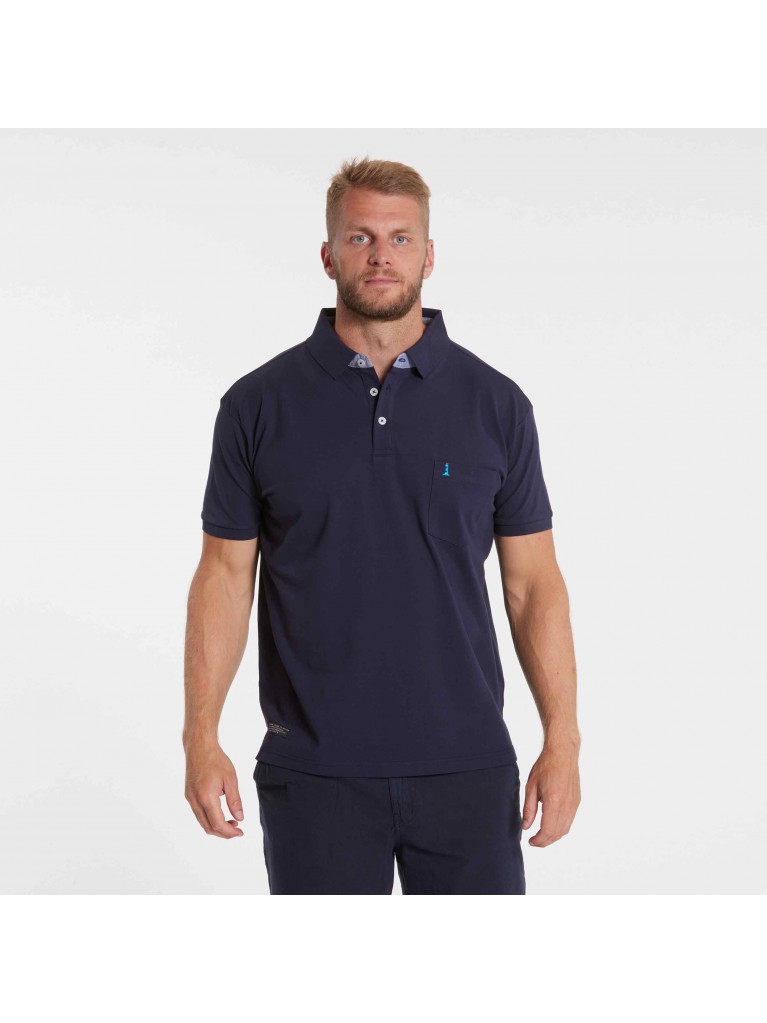 Μπλούζα polo πικέ stretch με κοντά μανίκια και τσέπη στο στήθος, North 56°4