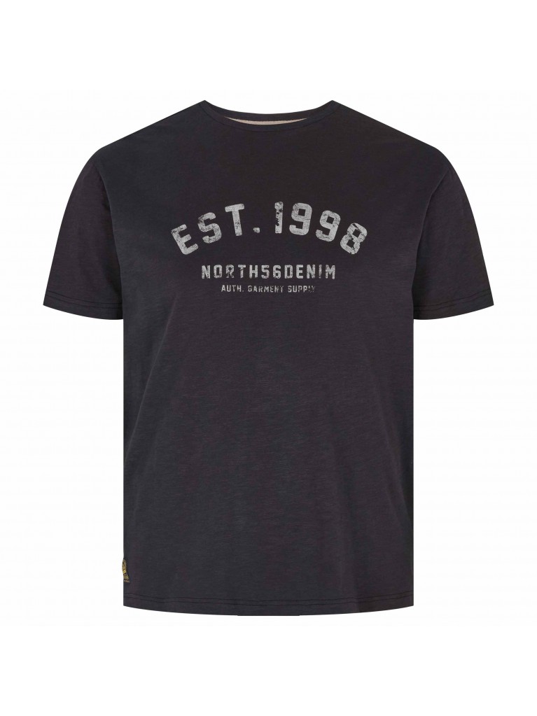 T-shirt με μεγάλο τύπωμα μπροστά used, North 56Denim