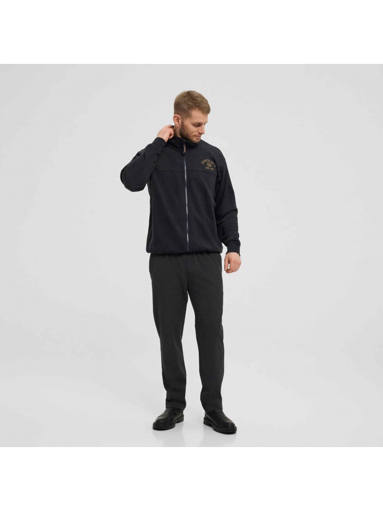 Ζακέτα φούτερ με φερμουάρ και τύπωμα στο στήθος, North 56°4.