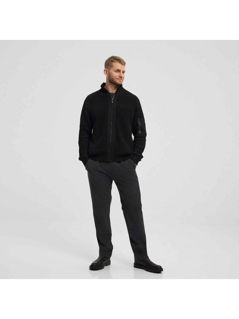 Ζακέτα πλεκτή με φερμουάρ, North 56Denim.