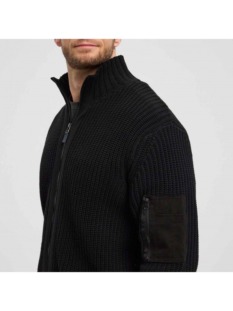 Ζακέτα πλεκτή με φερμουάρ, North 56Denim.