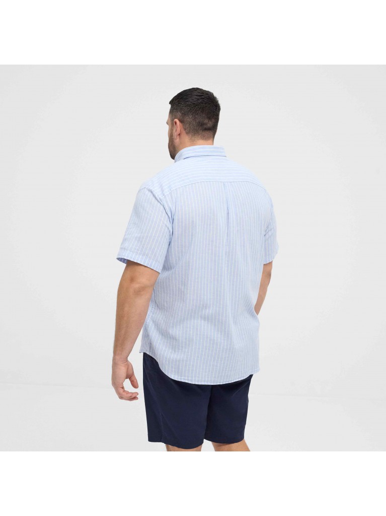 Πουκάμισο ριγέ κοντομάνικο με τσέπη στο στήθος, North Latitude