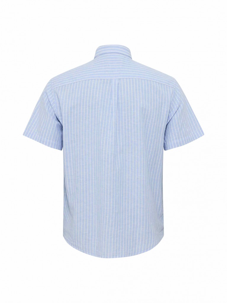 Πουκάμισο ριγέ κοντομάνικο με τσέπη στο στήθος, North Latitude