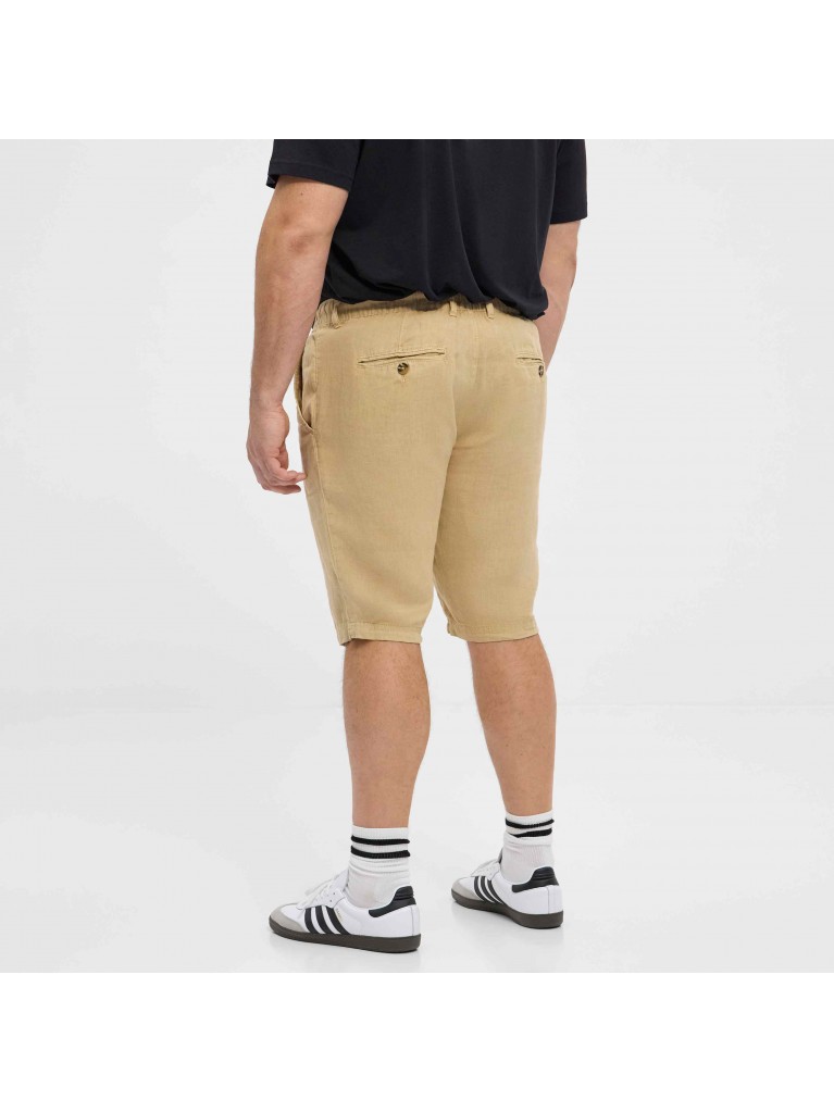 Λινή βερμούδα Casual από ελαστικό ύφασμα, North Latitude