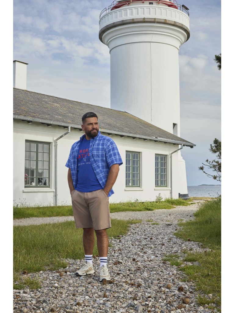 Λινή βερμούδα Casual από ελαστικό ύφασμα, North Latitude