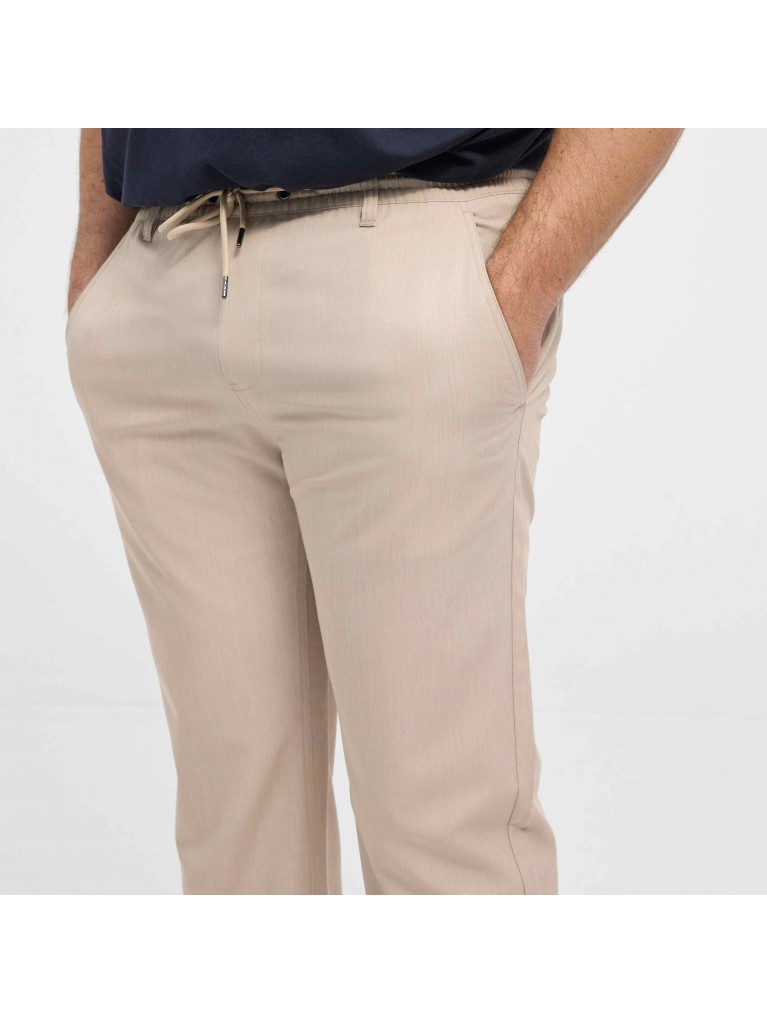 Παντελόνι casual ελαστικό, με λάστιχο και κορδόνι στη μέση, North Latitude