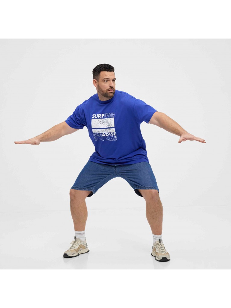 T-Shirt με μεγάλο τύπωμα Surf μπροστά, North Latitude Denim
