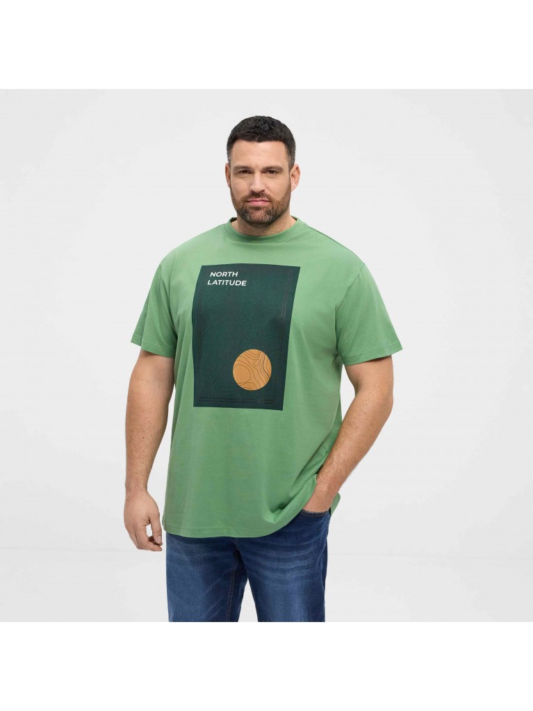 T-Shirt με μεγάλο τύπωμα North Latitude μπροστά