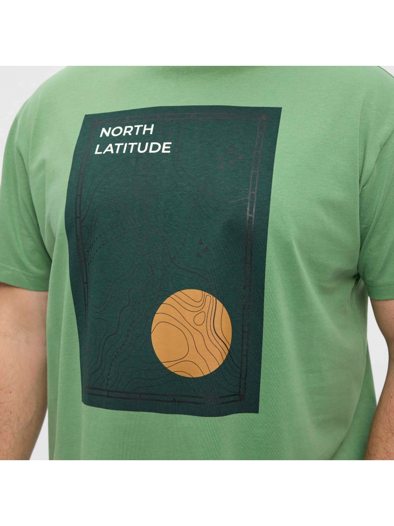 T-Shirt με μεγάλο τύπωμα North Latitude μπροστά