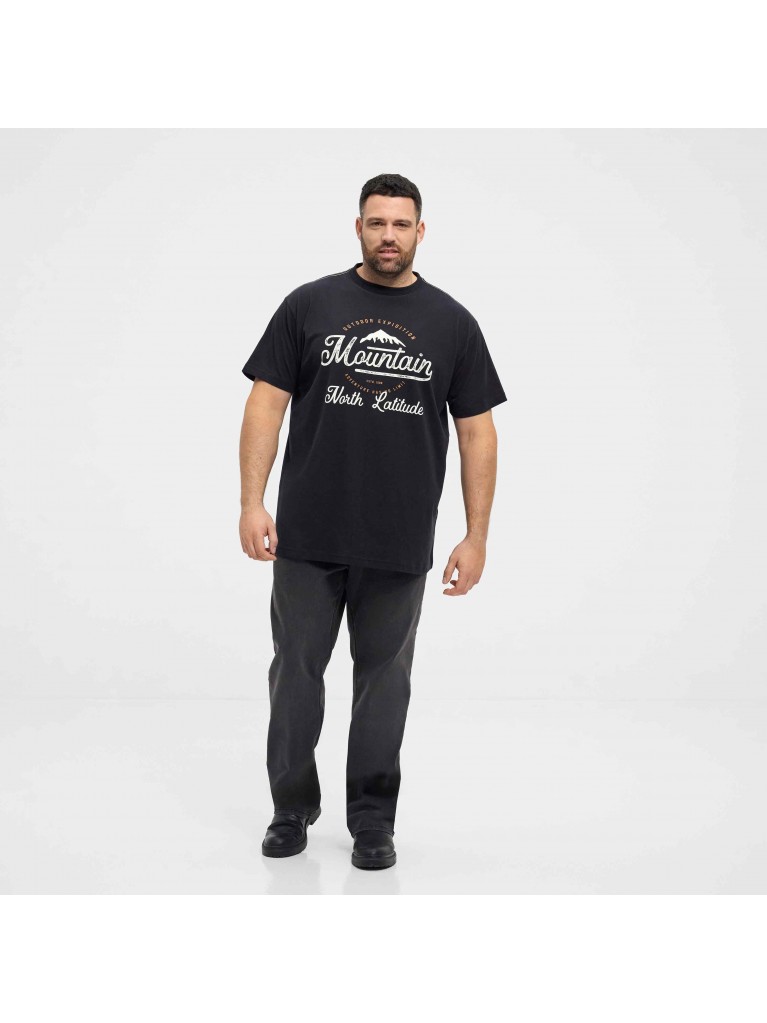 T-Shirt με μεγάλο τύπωμα Mountain μπροστά, North Latitude 
