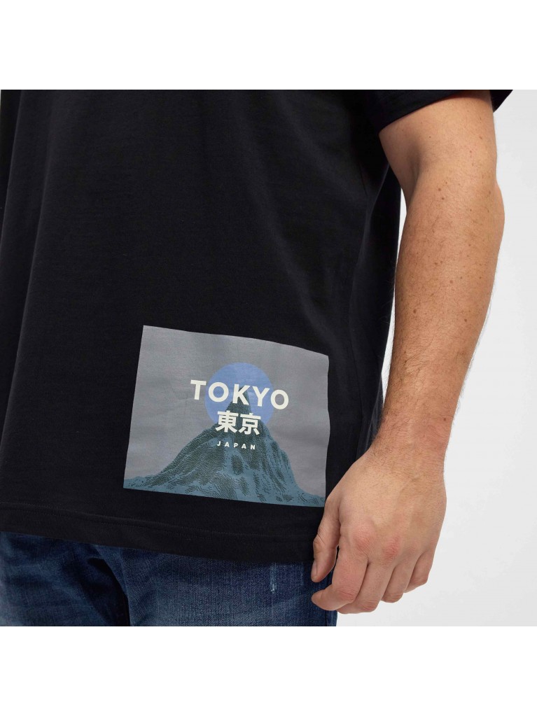 T-Shirt με τύπωμα Tokyo μπροστά, North Latitude Denim