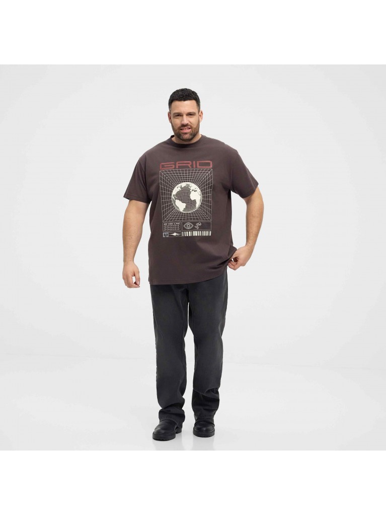 T-Shirt με μεγάλο τύπωμα μπροστά, North Latitude Denim