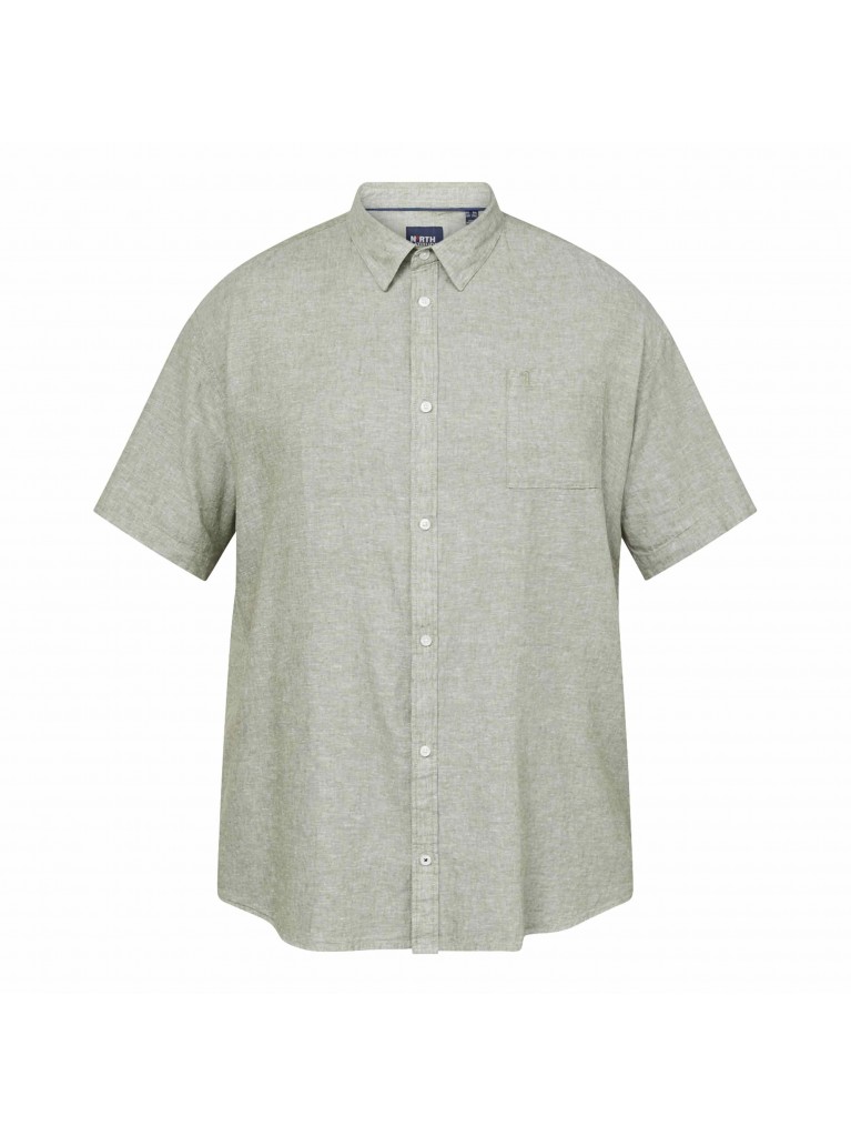 Πουκάμισο λινό με κοντά μανίκια, North Latitude