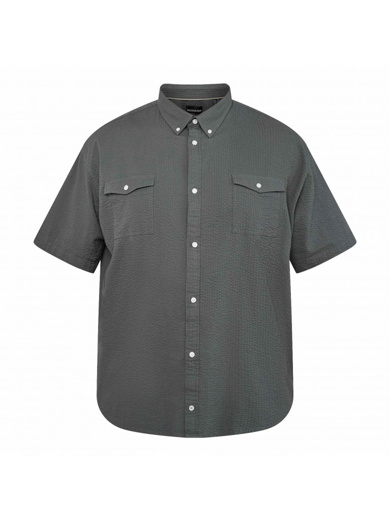 Πουκάμισο με κοντά μανίκια κι ανάγλυφη υφή, North Latitude Denim