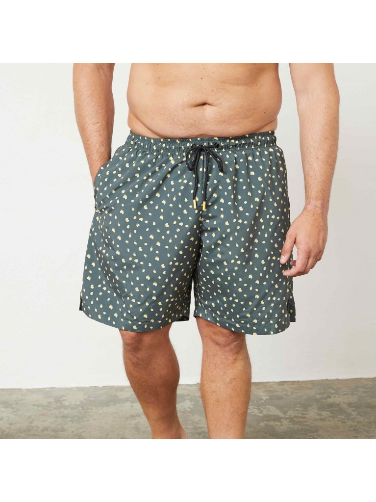 Μαγιό με μοτίβο mini lemons και τσέπες, North Latitude Denim