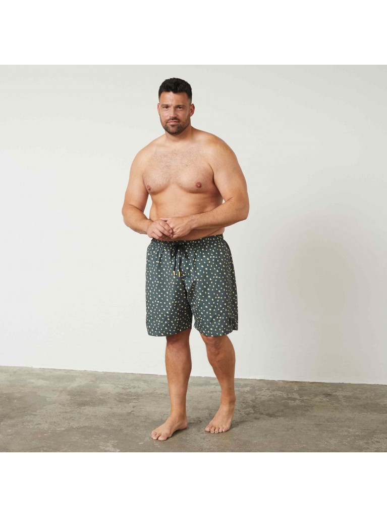 Μαγιό με μοτίβο mini lemons και τσέπες, North Latitude Denim