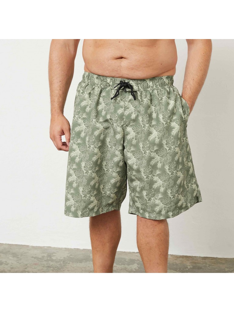 Μαγιό με allover μοτίβο και τσέπες, North Latitude Denim