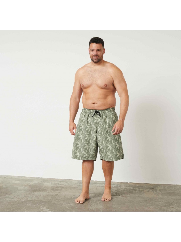 Μαγιό με allover μοτίβο και τσέπες, North Latitude Denim