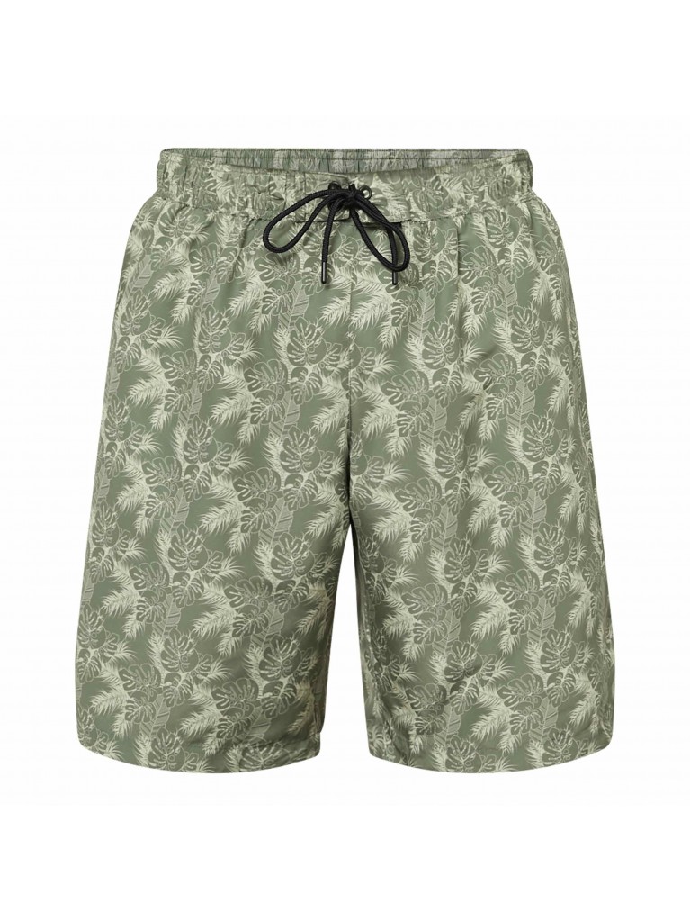 Μαγιό με allover μοτίβο και τσέπες, North Latitude Denim