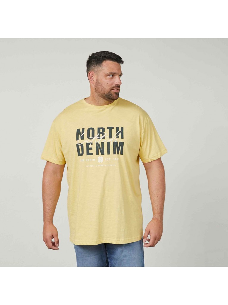T-shirt με έγχρωμο τύπωμα, North Latitude Denim