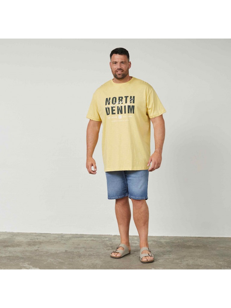 T-shirt με έγχρωμο τύπωμα, North Latitude Denim