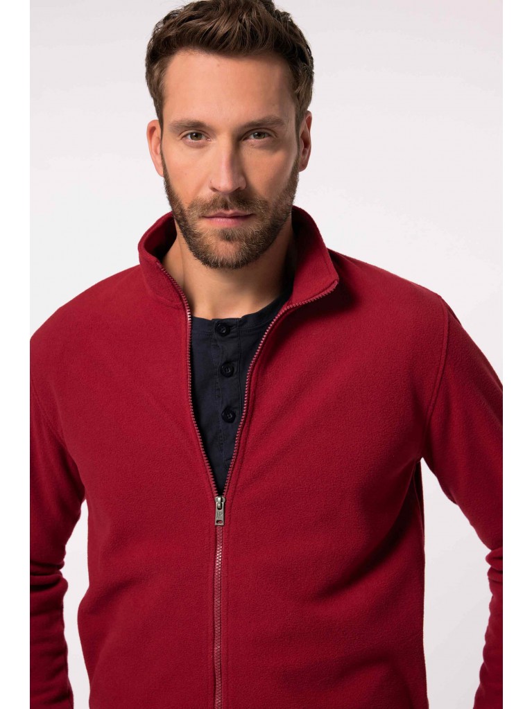 Ζακέτα fleece με όρθιο γιακά, με τσέπες με φερμουάρ, JP1880