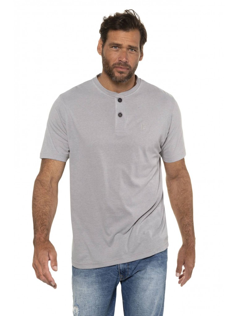 Μπλούζα με κοντά μανίκια, Henley, σετ 2 τμχ, με στρογγυλή λαιμόκοψη και 2 κουμπιά