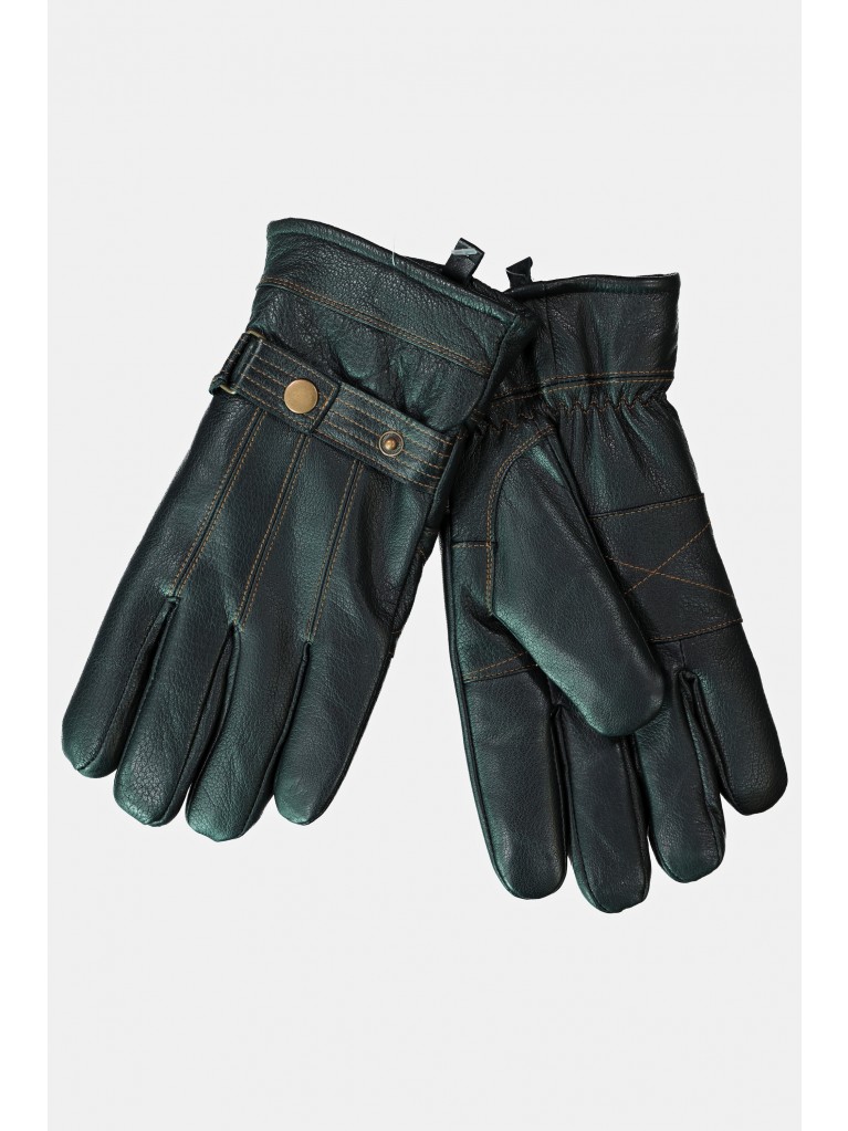 Γάντια δερμάτινα με ζεστή φόδρα 