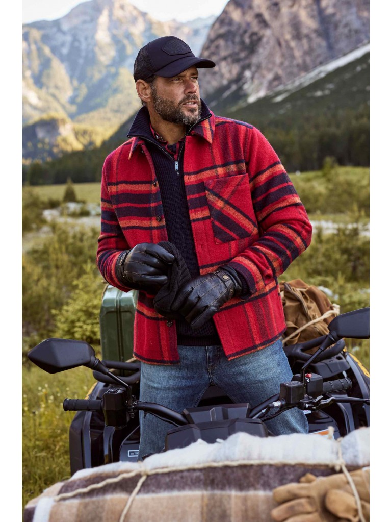 Γάντια δερμάτινα με ζεστή φόδρα 