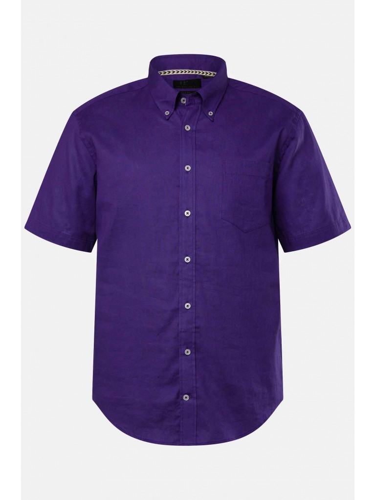 Πουκάμισο λινό με κοντά μανίκια, JP1880