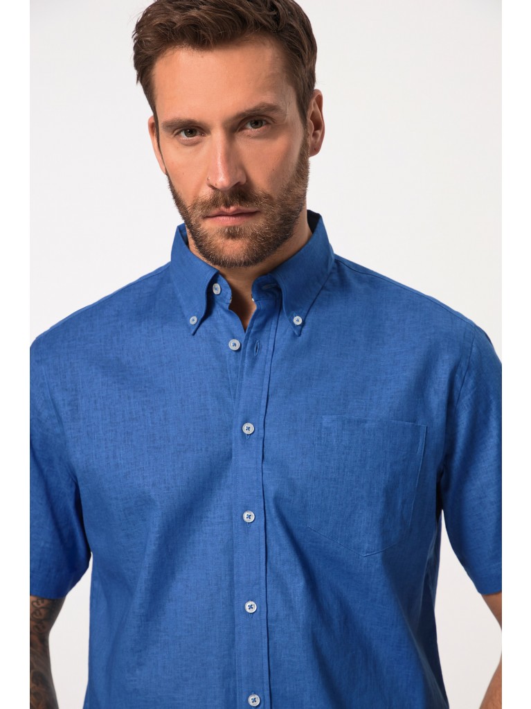 Πουκάμισο λινό με κοντά μανίκια, JP1880