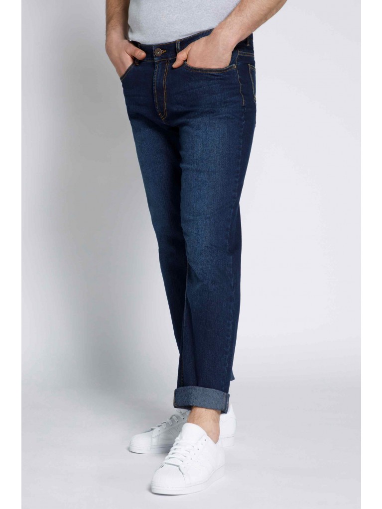 Τζιν παντελόνι regular fit με τσέπες, STHUGE