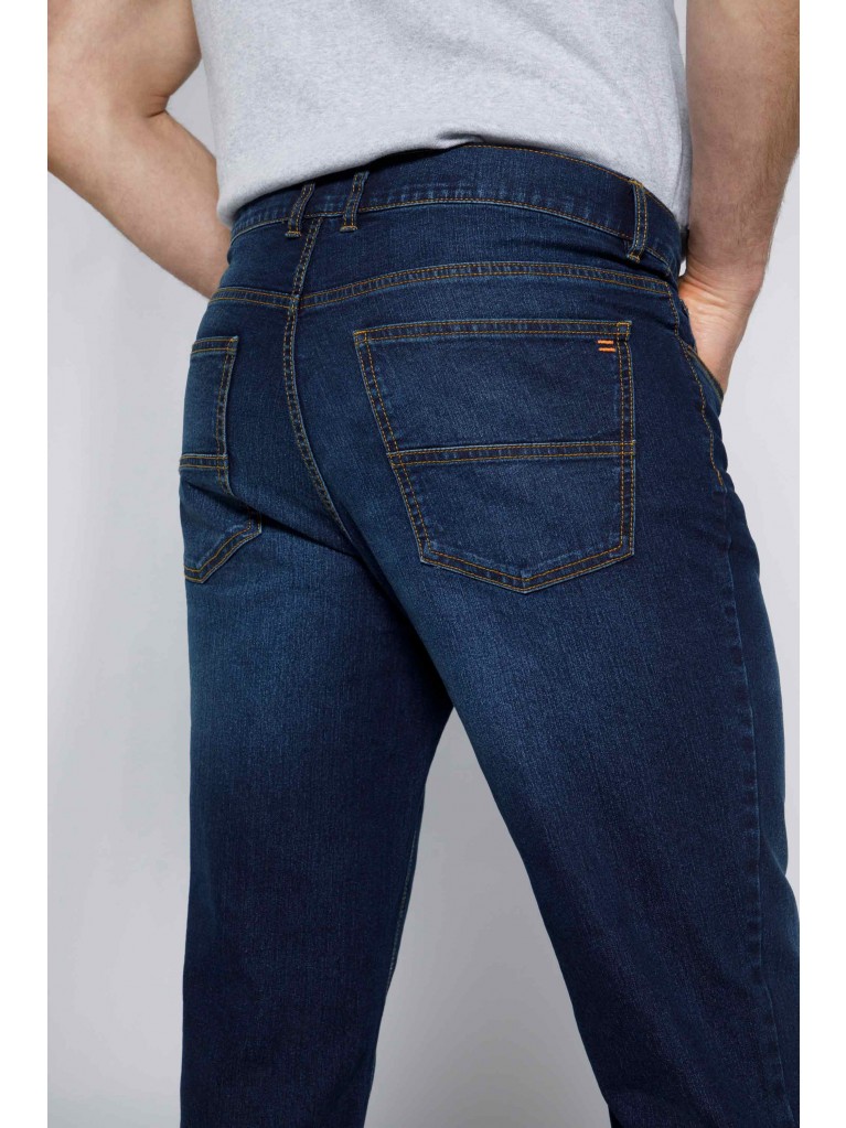 Τζιν παντελόνι regular fit με τσέπες, STHUGE