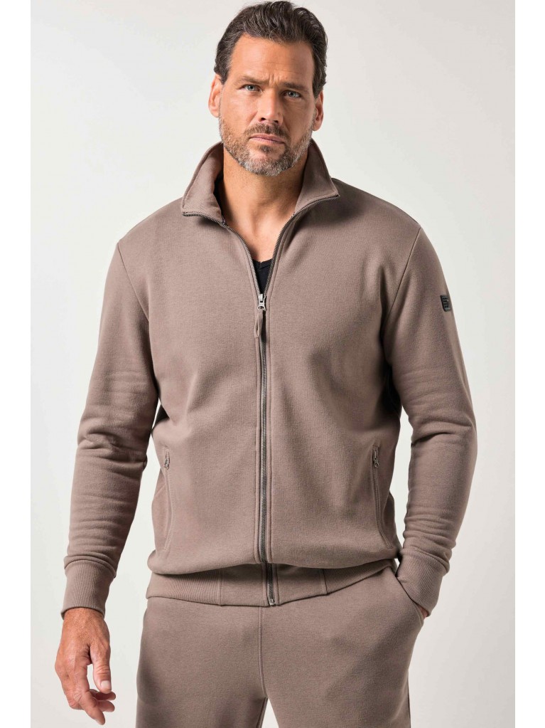 Ζακέτα με όρθιο γιακά και μεταλλικό φερμουάρ, JAY-PI