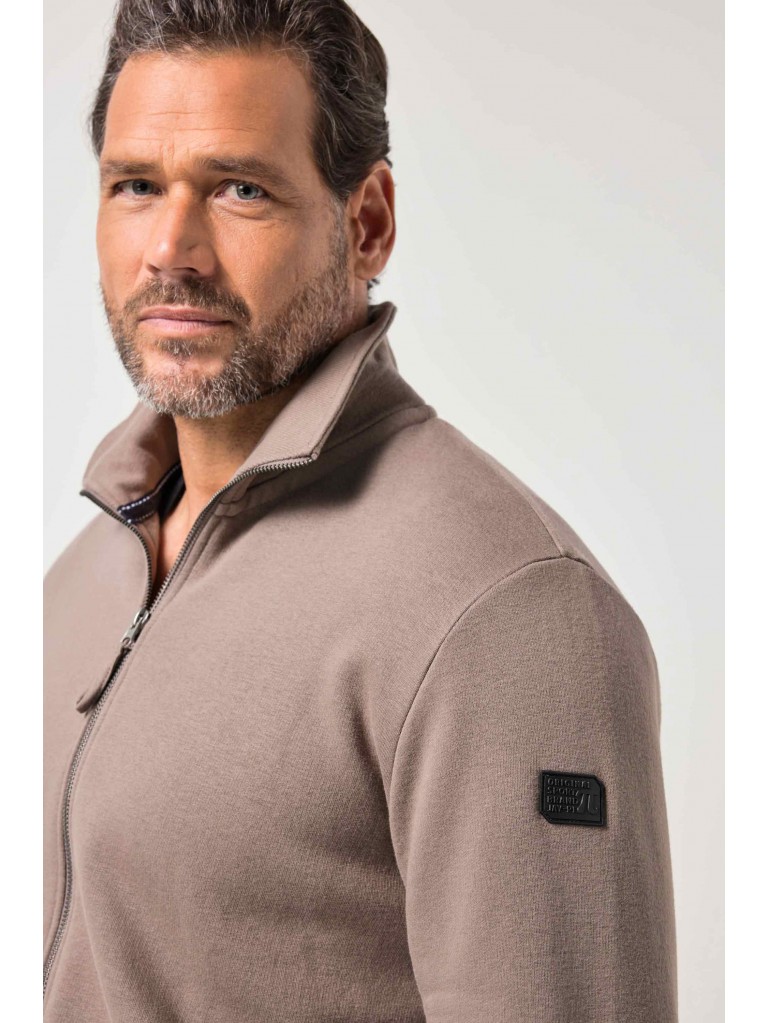 Ζακέτα με όρθιο γιακά και μεταλλικό φερμουάρ, JAY-PI