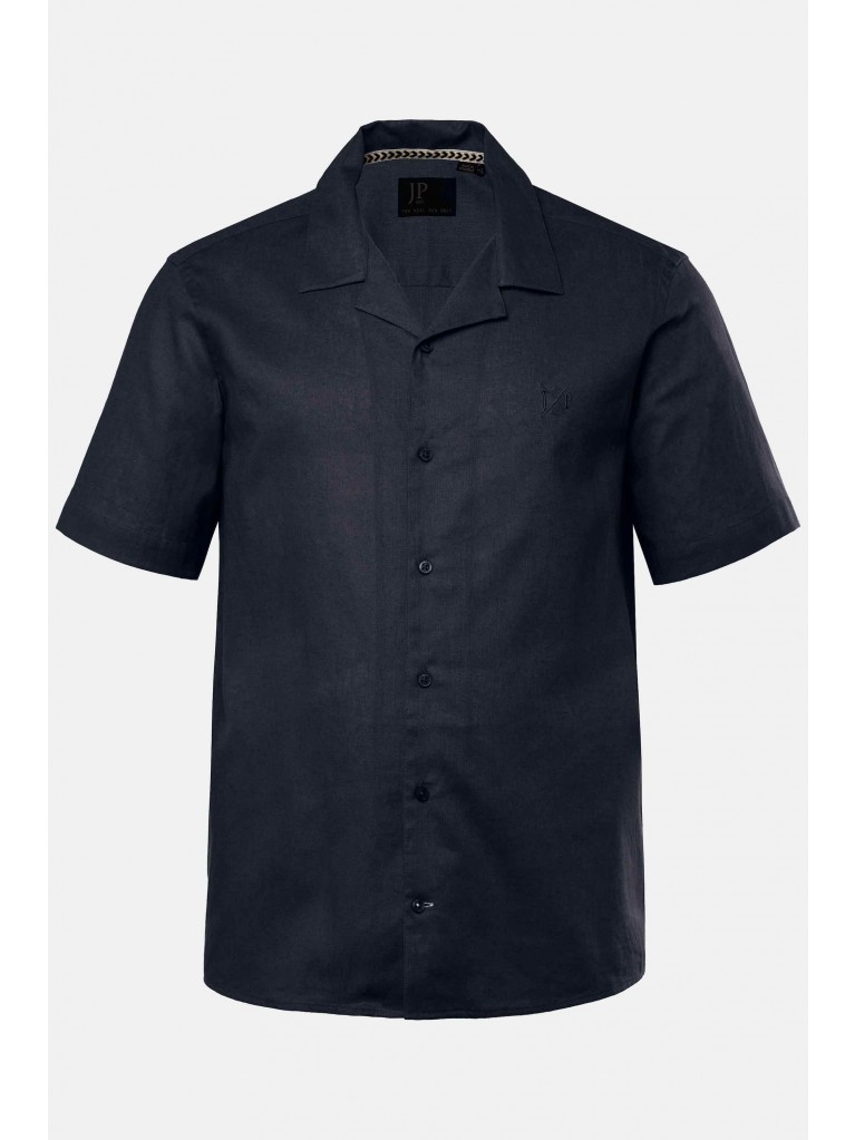Πουκάμισο λινό, modern fit με κοντά μανίκια, JP 1880
