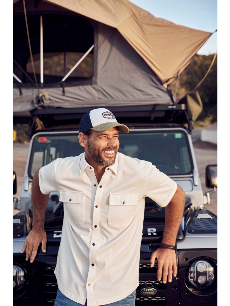 Πουκάμισο με γιακά Kent και τσέπες στο στήθος, JP1880