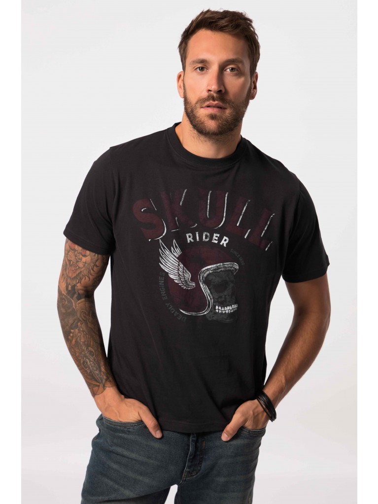 T-Shirt με στάμπα Skull Rider, JP1880
