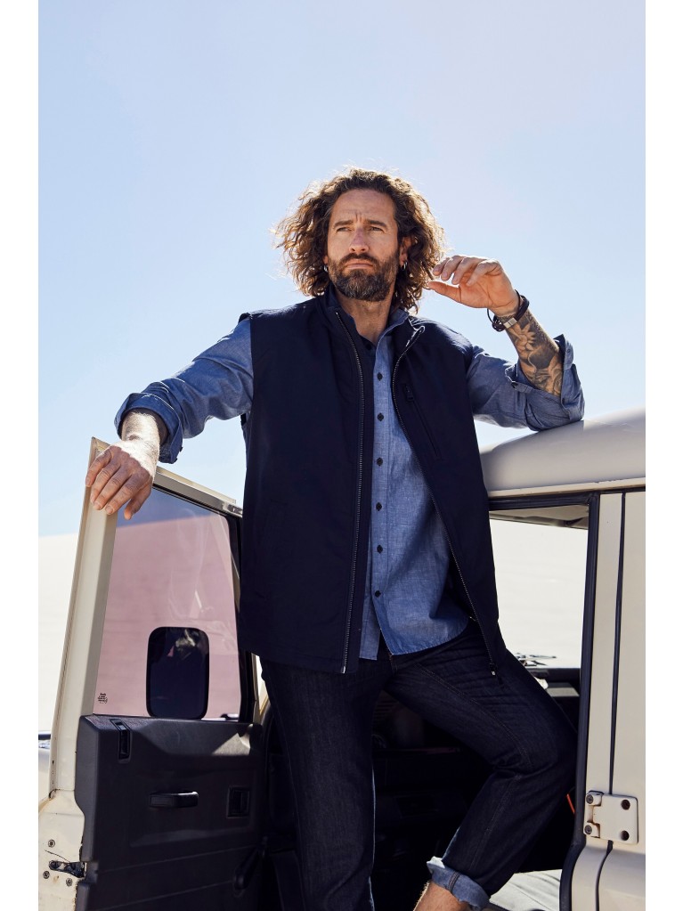 Γιλέκο FLEXNAMIC® με όρθιο γιακά και τσέπη στο στήθος, JP1880